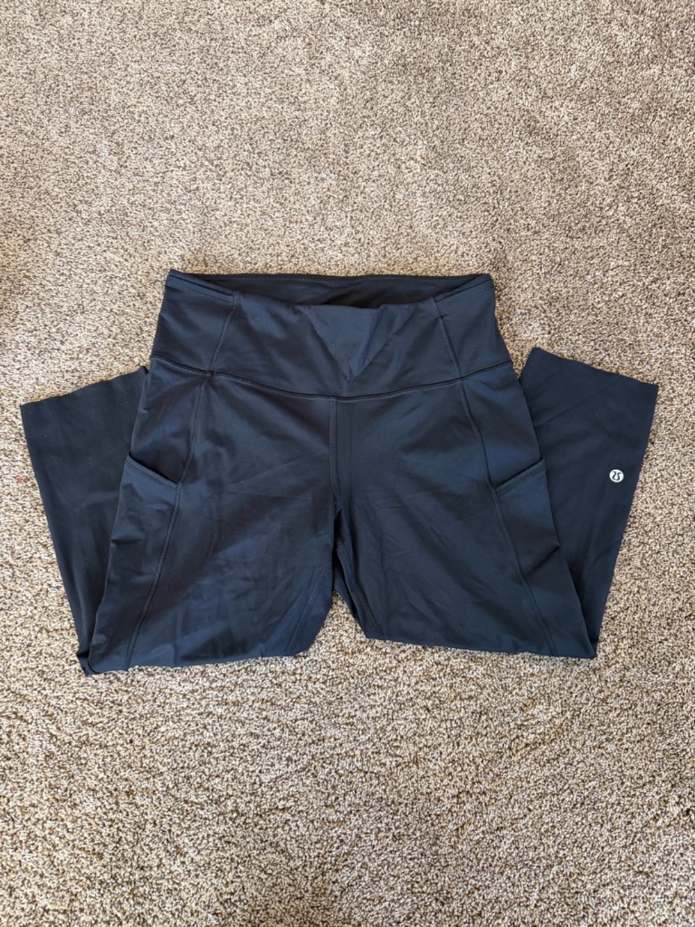 Lululemon Black High-Rise Pocket Leggings